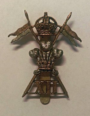 Badge of the 12th Royal Lancers