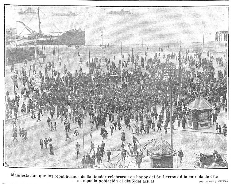 File:1908-01-09, Nuevo Mundo, Viaje de Lerroux a Santander del 5 de enero de 1908, Zenón Quintana.jpg