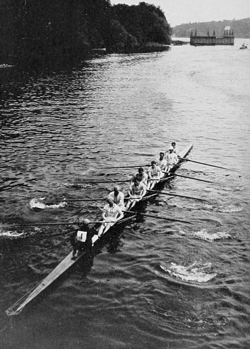 The British eights of the Leander Club.