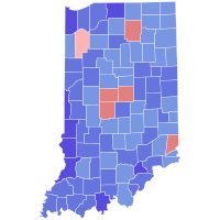 2004 United States Senate election in Indiana results map by county.svg
