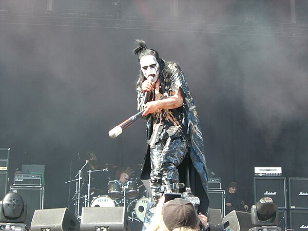 Lizzy Borden performing in 2008