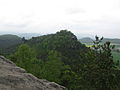 Blick vom Gohrisch zum Papststein