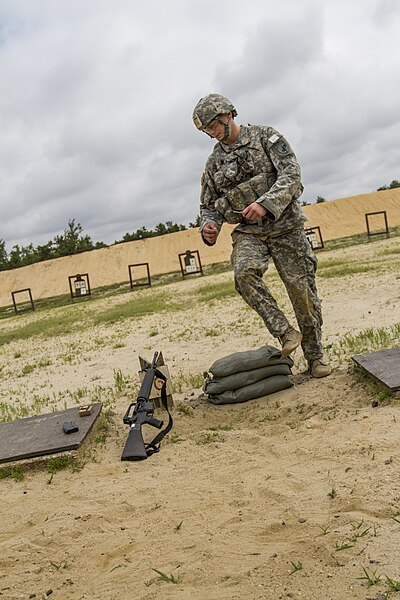 File:2014 Army Reserve Best Warrior Competition - M16 zeroing range 140625-A-LD390-442.jpg