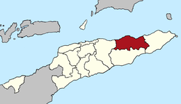 Distretto di Baucau – Localizzazione