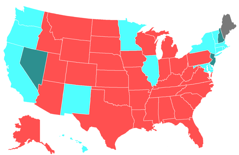 File:2016 United States House of Representatives Election by Change in the Majority Political Affiliation of Each State’s Delegations From the Previous Election.png