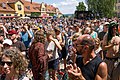 Deutsch: Zuschauer auf dem Rudolstadt-Festival 2017. English: Zuschauer at Rudolstadt-Festival 2017.