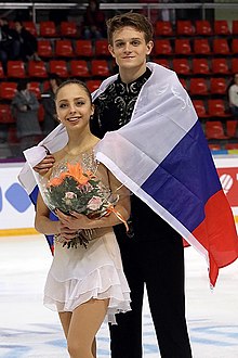 Alexandra Boikowa mit Dmitri Koslowski (2018)