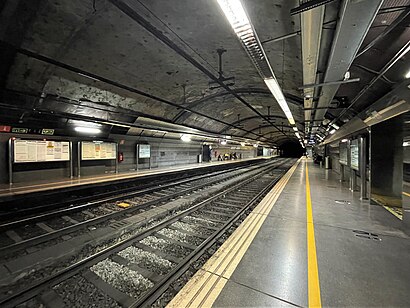 202201 Rodalies Platform of the Arc de Triomf Station.jpg