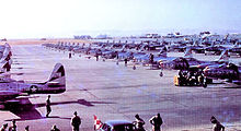 27th Fighter-Escort Group F-84Gs at Bergstrom AFB in 1952 27th Fighter-Escort Group F-84Gs 1952.jpg