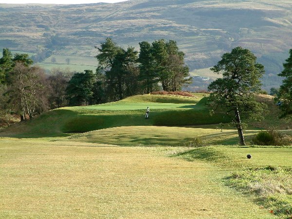 The 9th hole on Kings Course at Gleneagles