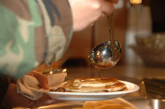 Pancake feed at Offutt Air Force Base in Nebraska AFAF Pancake feed.jpg