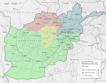 Domain of the Taliban 1996