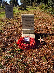 Alfred Toye VC grave Cimitirul Tiverton.jpg