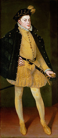 Don Carlos de Austria v roce 1564 autor Alonso Sánchez Coello