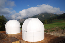 Astronomical domes of the AAV