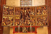 English: Altar in Marienkirche in Bad Segeberg in Schleswig-Holstein