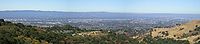 Looking west over northern San Jose (downtown ...