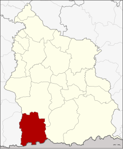 Amphoe location in Sisaket Province