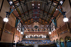 Beurs van Berlage concert hall. Amsterdam, The Netherlands