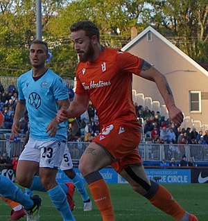 Anthony Novak of Forge FC against HFX Wanderers FC (cropped).jpg