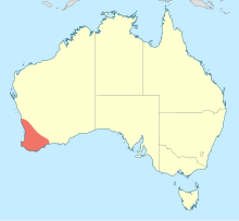 Archaeosynthemis leachii distribution map.svg