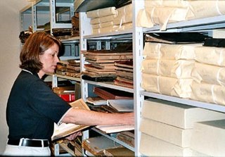 Archivist Specialist who collects and maintains archives