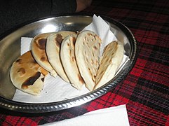 Arepas di grano.