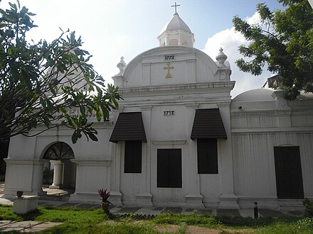 Armenian Church in Madras, India, constructed in 1712