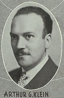 Arthur George Klein American politician