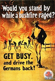 An Australian World War I recruitment poster