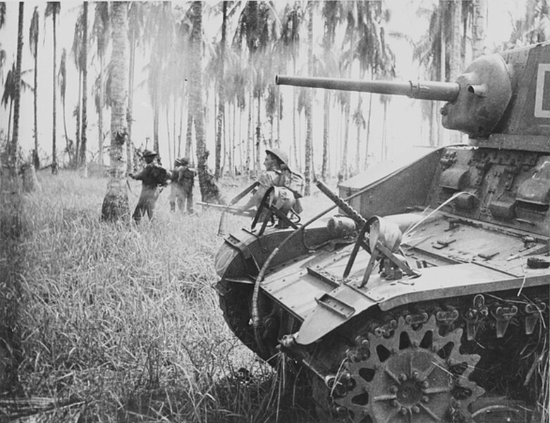 File:Australian infantry and armour at Buna (AWM 014008).jpg