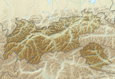 Шаблон:Карта розташування Австрія Тіроль (земля)