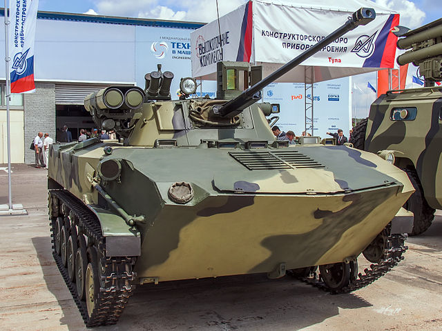 BMD-2M turret at Engineering Technologies 2012