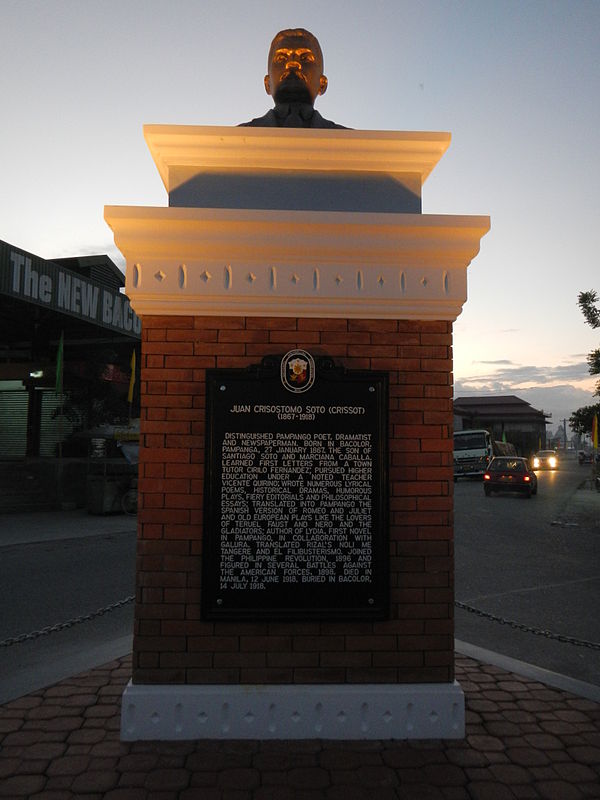 Juan Crisostomo Soto (Bacolor, Pampanga, Monument and memorial).