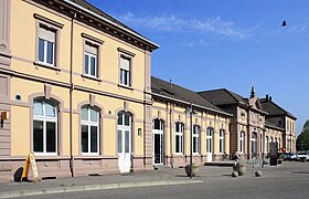 A Baden-Baden állomás szakasz szemléltető képe