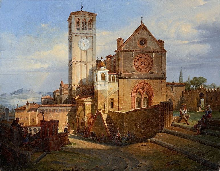 File:Basilica di San Francesco, Assisi 1836.jpg