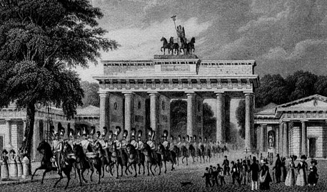 The Brandenburg Gate in 1832