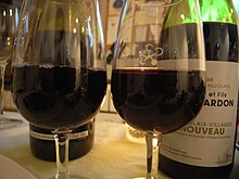 Beaujolais Nouveau made from Gamay Beaujolais nouveau 2008.jpg