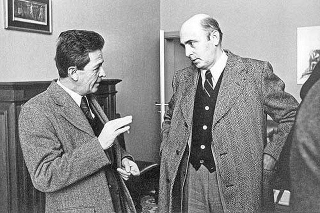 Napolitano with Enrico Berlinguer