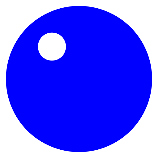 File:Blue circle with white highlight.svg