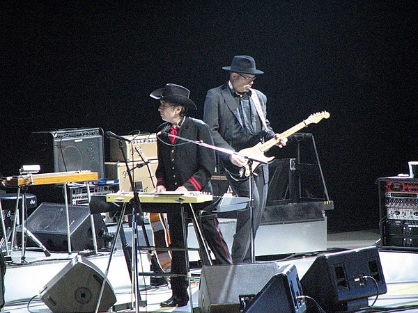 Bob Dylan performing at the Scotiabank Arena, Toronto, November 7, 2006