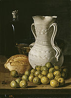 Still Life with Green Olives and Jar, 1760