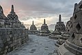 * Nomination Borobudur temple Park, Indonesia: Early morning atmosphere in Borobudu Temple Park. --Cccefalon 10:40, 30 May 2015 (UTC) IMHO, tilted CCW (see base of the far stuppa and their tops). --C messier 11:01, 30 May 2015 (UTC)  Done Thank you, C messier, I applied perspective correction. --Cccefalon 04:43, 31 May 2015 (UTC) * Promotion  Support OK for me now (some defringing is welcomed too). --C messier 09:26, 1 June 2015 (UTC)