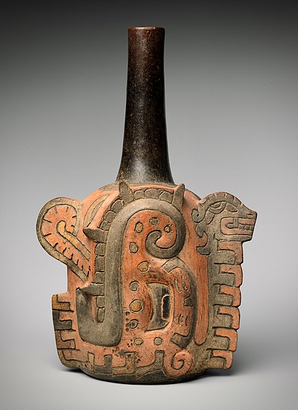 File:Bottle with caiman 1000–800 B.C. Cupisnique.jpg