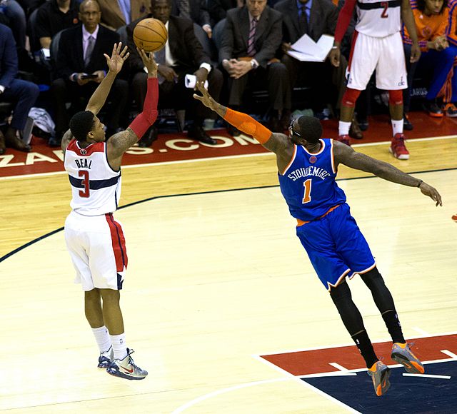 Beal in a game against the New York Knicks in 2013