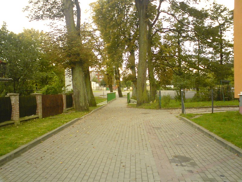 File:Bridge over Moszczenica (passage between Wojska Polskiego alley and Basztowa Street) - panoramio.jpg