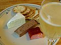 Brie cheese salmon smoked pate crackers champagne.jpg