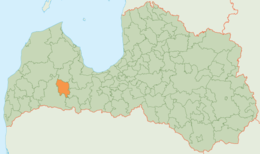 Brocēni - Carte