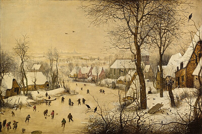 File:Bruegel, Pieter (I) - Winterlandschap met schaatsers en vogelknip, 1565.jpg