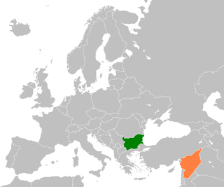 <span class="mw-page-title-main">Bulgaria–Syria relations</span> Bilateral relations